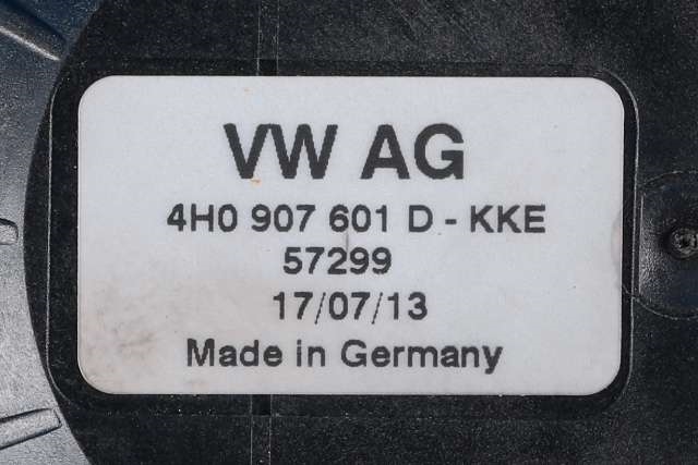 Styreenhet diverse til Audi A3 2012-2016 (Type III, Fase 1)  (VAG|4H0 907 601 D|)