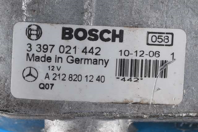 Viskermotor frontrute komplett m/overføring til Mercedes E-Klasse 2009-2013 (Fase 1) (W212) (W212) (BOSCH|1 397 220 666|)
