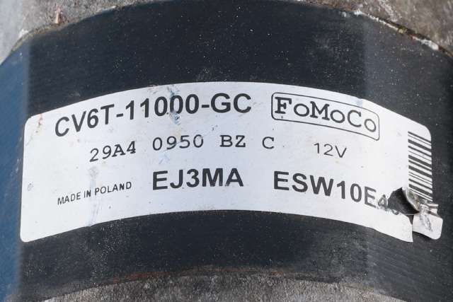 Starter til Ford Fiesta 2013-2017 (Type VI, Fase 2)  (FORD|CV6T-11000-GC|)