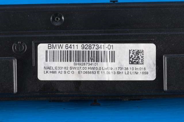 Varmeapparat betjening til BMW 1-Serie 2011-2015 (Fase 1) (F20/F21) (F20/F21) (BMW|64.11-9 287 341|)