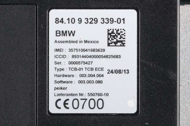 Styreenhet bluetooth til BMW 1-Serie 2011-2015 (Fase 1) (F20/F21) (F20/F21) (BMW|84.10-9 329 339|)