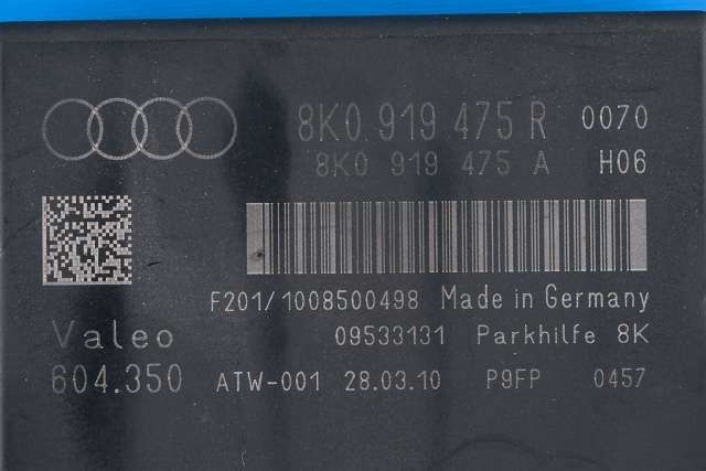 Styreenhet parkering til Audi A5 2007-2016 (Type I)  (VAG|8K0 919 475 R|)