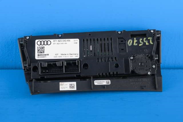 Varmeapparat betjening til Audi A5 2007-2016 (Type I)  (VAG|8T1 820 043 AN|)