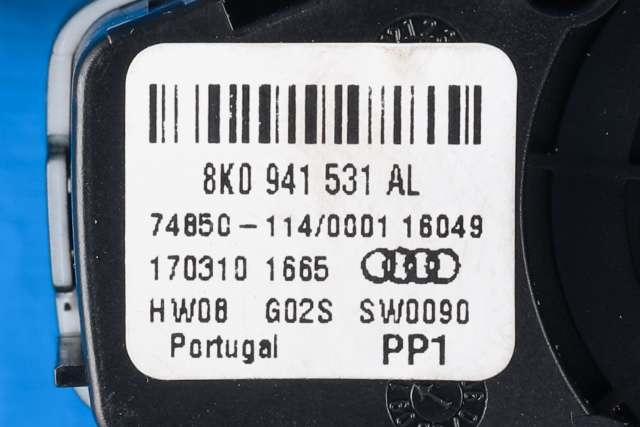 Bryter lys til Audi A5 2007-2016 (Type I) (VAG|8K0 941 531 AL|)