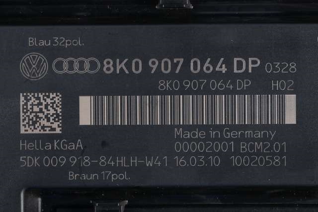 Styreenhet comfort (BCM) til Audi A5 2007-2016 (Type I) (VAG|8K0 907 064 DP|)