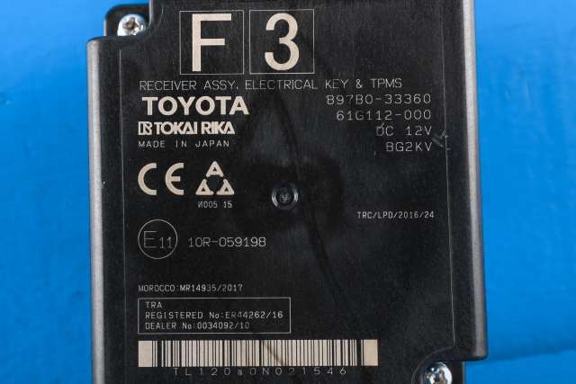 Styreenhet nøkkelfri/keyless til Toyota Camry 2019-->> (TOYOTA|897B0-33360|)