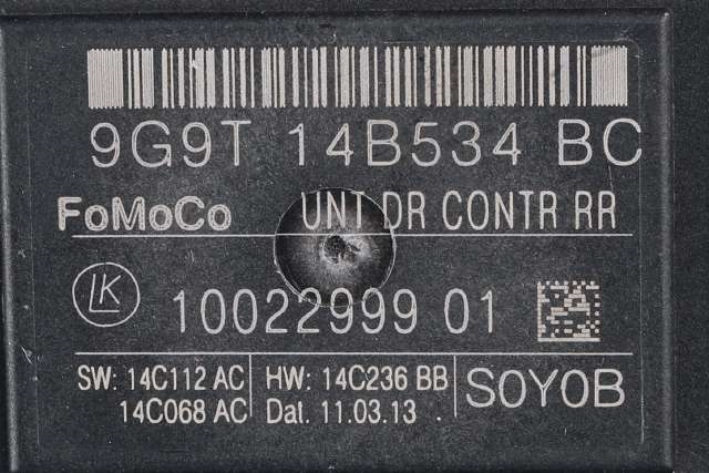 Styreenhet dør høyre bak til Volvo XC60 2008-2013 (Type I, Fase 1) (FORD|9G9T-14B534-BC|)