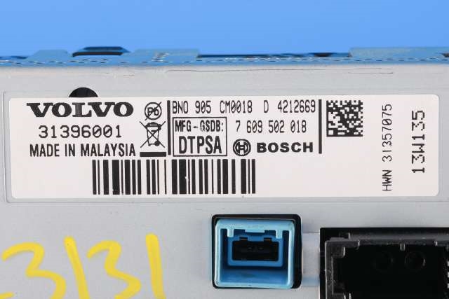 Bilstereo navigasjon skjerm til Volvo XC60 2008-2013 (Type I, Fase 1)  (VOLVO|31396001|)