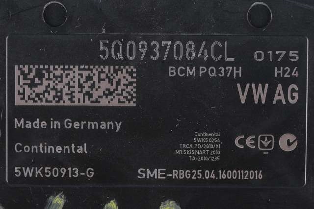Styreenhet comfort (BCM) til VW Golf VII 2012-2017 (Fase 1)  (VAG|5Q0 937 084 CL|)