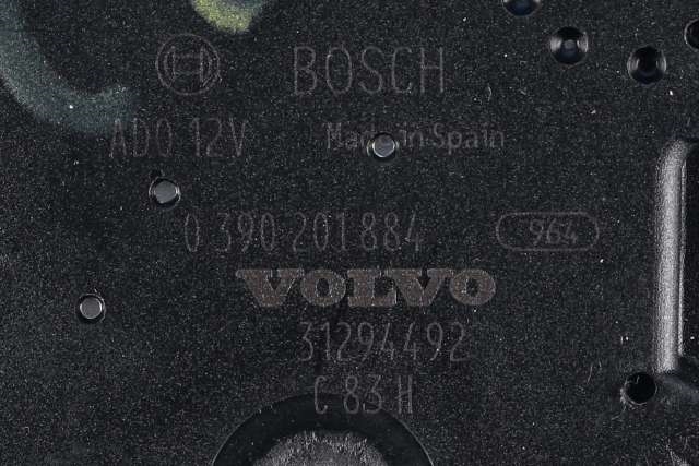Viskermotor bakrute til Volvo V40 2012-2019  (BOSCH|0 390 201 884|31294492|)