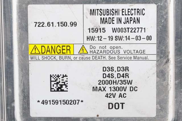 Styreenhet xenon/ballast til Volvo V40 2012-2019 (MITSUBISHI|W003T22771|)
