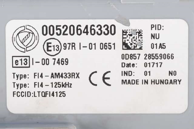 Sikringsboks til Fiat Doblo 2010-->> (Type II) (FIAT|00520646330|)