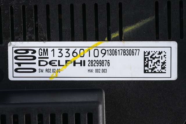 Bilstereo navigasjon betjeningspanel til Opel Astra J 2010-2015 (GM|13 360 095|)
