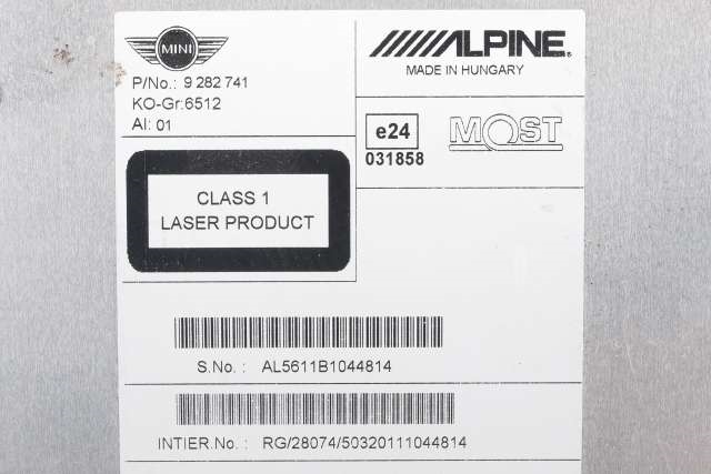 Bilstereo navigasjon til Mini Countryman 2010-2016 (R60) (R60) (BMW|9 282 741|)