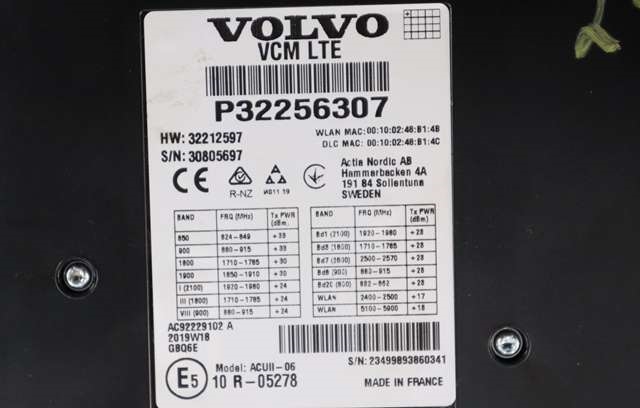 Bilstereo diverse til Volvo V90 / V90 CC / S90 2016-->>  (VOLVO|P32256307|)