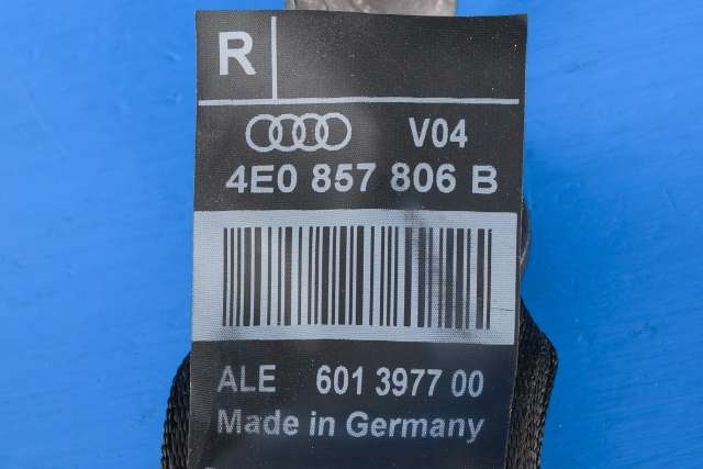 Sikkerhetsbelte bak høyre til Audi A8 2003-2010 (Type II) (VAG|4E0 857 806 B|)