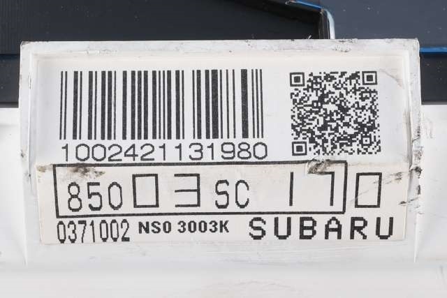 Instrumentpanel til Subaru Forester 2008-2013 (Type III) (SUBARU|85003-SC170|)