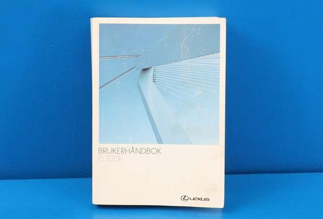 Instruksjonsbok til Lexus IS, 2013-2020 (Type III) (XE30) (XE30) 