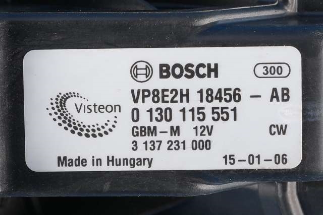 Varmeapparat motor til Ford Fiesta 2013-2017 (Type VI, Fase 2)  (BOSCH|0 130 115 551|8E2H-18456-AB|)