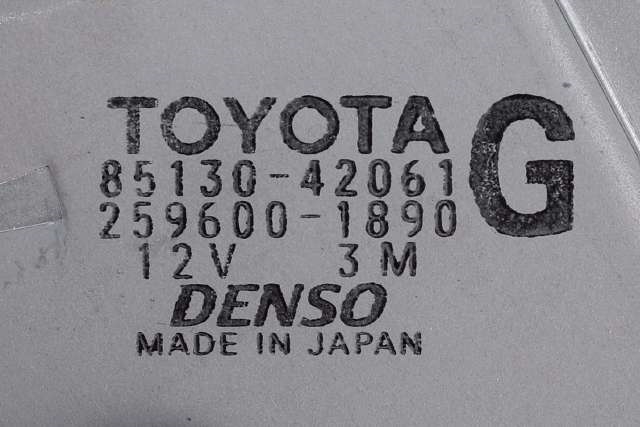 Viskermotor bakrute til Toyota RAV4 2009-2013 (Type III, Fase 2)  (DENSO|259600-1890|85130-42061|)