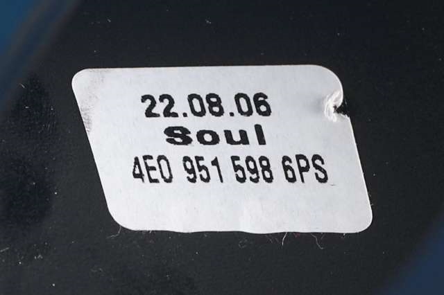 Ratt deksler til Audi A8 2003-2010 (Type II)