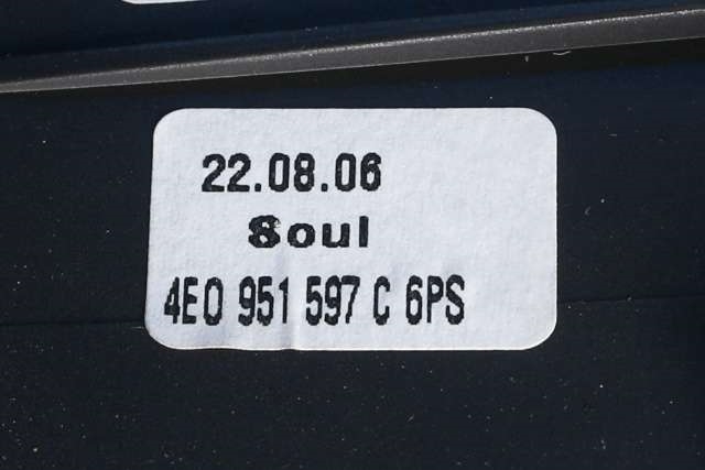 Ratt deksler til Audi A8 2003-2010 (Type II)