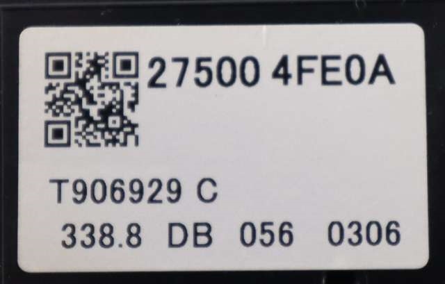 Varmeapparat betjening til Nissan E-NV200 2014-->> (NISSAN|27500-4FE0A|)