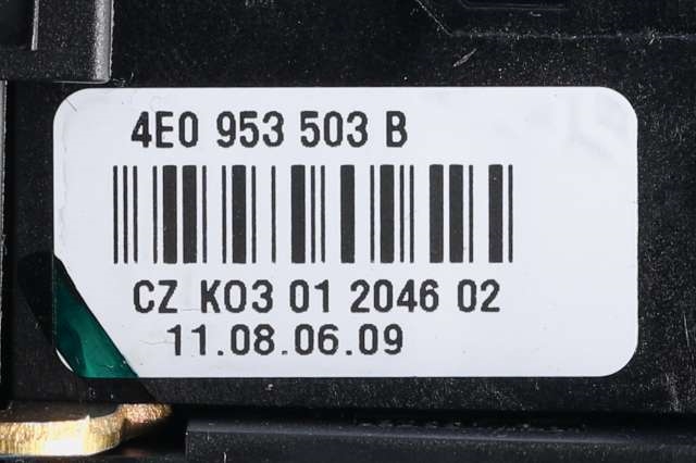 Bryter combi til Audi A8 2003-2010 (Type II)  (VAG|4E0 953 549|)
