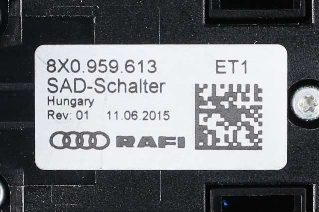 Taklyspanel til Audi Q3 2015-2018 (Type I, Fase 2) (VAG|8X0 947 135 AK|)