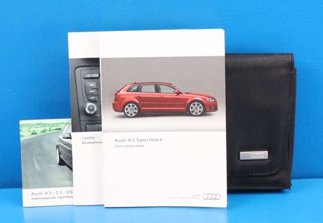 Instruksjonsbok til Audi A3, 2009-2012 (Type II, Fase 2)  