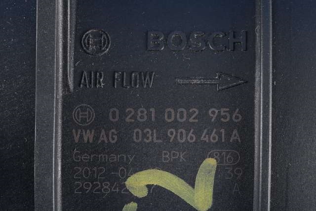 Luftmengde/luftmassemåler til VW Tiguan 2011-2016 (Type I, Fase 2)  (BOSCH|0 281 002 956|03L 906 461 A|)