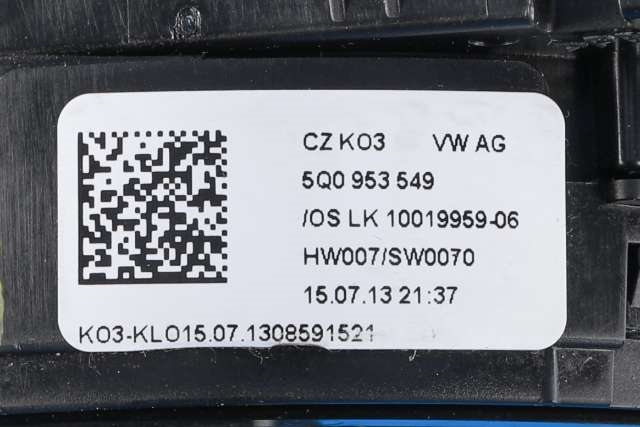 Bryter combi til Audi A3 2012-2016 (Type III, Fase 1) (VAG|8V0 953 521 P|)