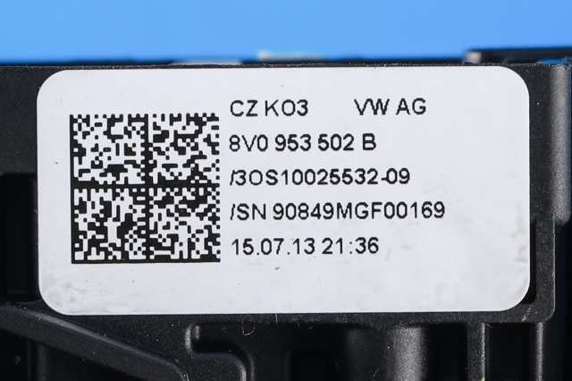 Bryter combi til Audi A3 2012-2016 (Type III, Fase 1) (VAG|8V0 953 521 P|)