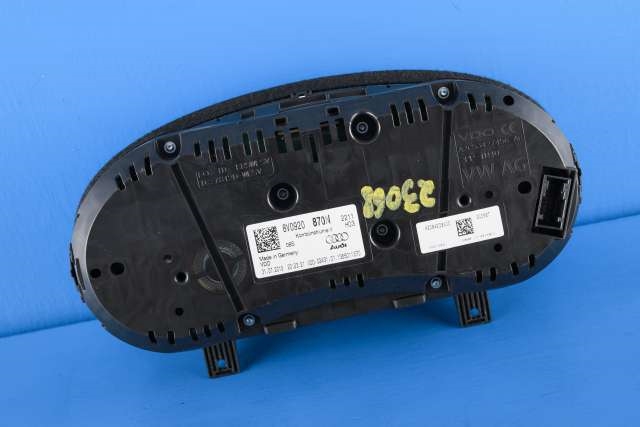 Instrumentpanel til Audi A3 2012-2016 (Type III, Fase 1) (VDO|A2C84208400|8V0 920 870 N|)