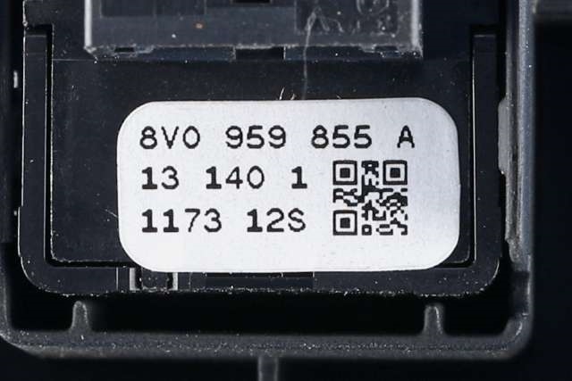 Bryter ruteheis til Audi A3 2012-2016 (Type III, Fase 1)  (VAG|8V0 959 855 A|)