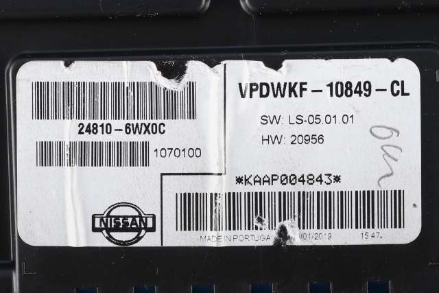 Instrumentpanel til Nissan E-NV200 2014-->>  (NISSAN|24810-6WX0C|)