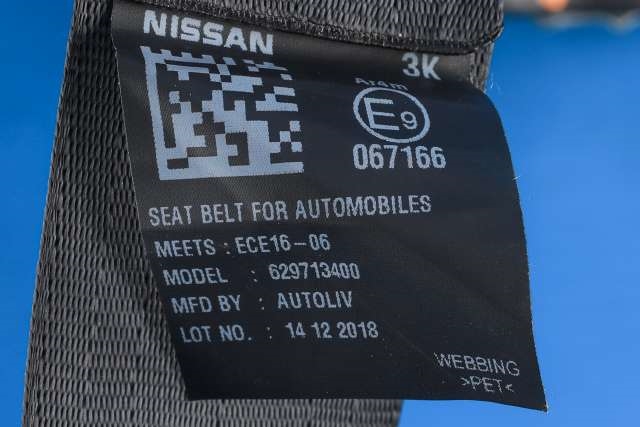 Sikkerhetsbelte bak venstre til Nissan E-NV200 2014-->>