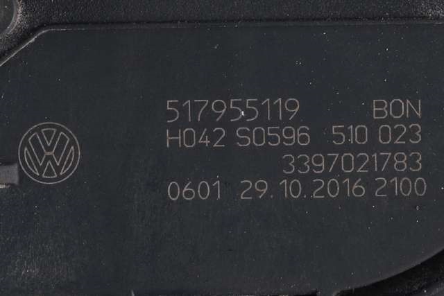 Viskermotor frontrute komplett m/overføring til VW Golf Sportsvan 2014-2018 (VAG|517 955 023 B|)