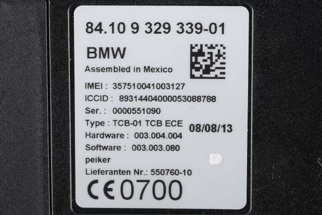 Styreenhet bluetooth til BMW 5-Serie 2010-2017 (F10/F11) (F10/F11) (BMW|9 329 339|)