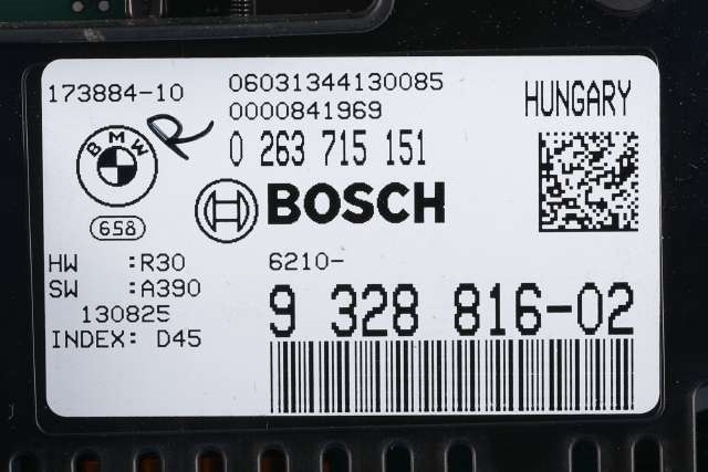 Instrumentpanel til BMW 5-Serie 2010-2017 (F10/F11) (F10/F11) (BMW|9 328 816|)