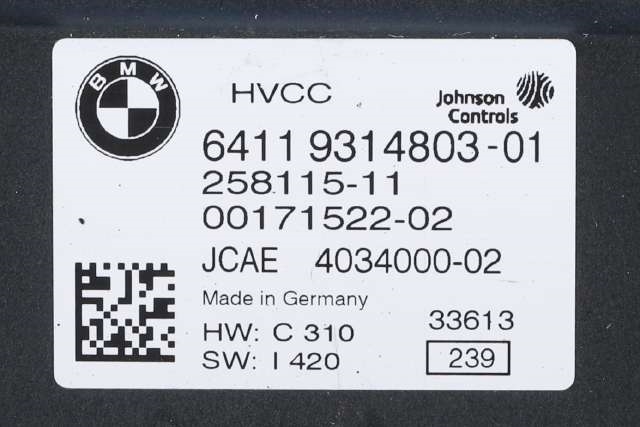Styreenhet diverse til BMW i3 2013-2022  (BMW|64.11-9 314 803|)