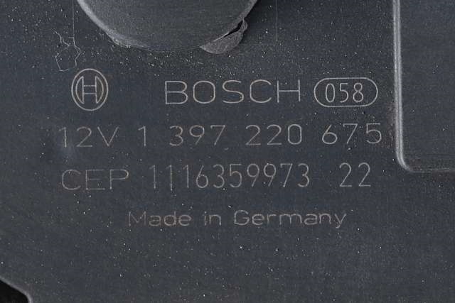 Viskermotor foran venstre til Ford S-Max 2010-2015 (Type I, Fase 2)  (BOSCH|3 397 021 484|6M21-17504-AM|)