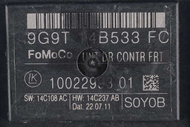 Styreenhet dør høyre foran til Ford S-Max 2010-2015 (Type I, Fase 2)  (LUK|10 0229 93 01|9G9T-14B533-FC|)