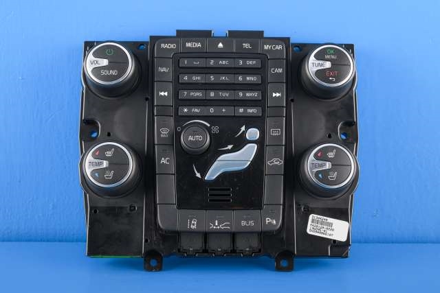Bilstereo navigasjon betjeningspanel til Volvo V70, 2014-2016 (Type III, Fase 2)  (VOLVO|31346240)