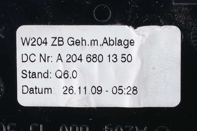 Dashbord askebeger til Mercedes E-Klasse 2009-2013 (Fase 1) (W212) (W212) (MERCEDES|A 204 680 13 50|)