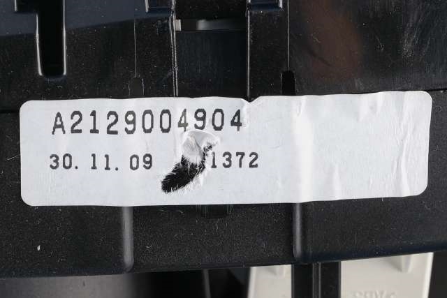 Instrumentpanel til Mercedes E-Klasse 2009-2013 (Fase 1) (W212) (W212) (MERCEDES|A 212 900 49 04|)