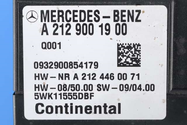 Styreenhet diverse til Mercedes E-Klasse 2009-2013 (Fase 1) (W212) (W212) (MERCEDES|A 212 900 19 00|)
