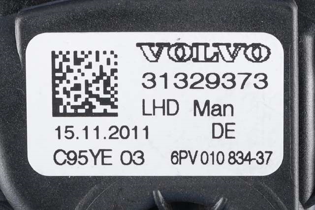 Pedal gass til Volvo V60 2010-2013 (Type I, Fase 1) (HELLA|6PV 010 834-37|31329373|)