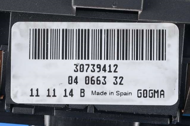 Bryter lys til Volvo V60 2010-2013 (Type I, Fase 1)  (VOLVO|30739412|)