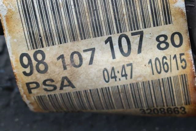 Drivaksel høyre foran, bensin/manuell til Peugeot 308 2013-2021 (Type II) (PEUGEOT|98 107107 80|)